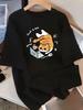 Unisexs Oversized Black Tshirt Its Ok Funny Working Cat Graphic Tee Casual Crew Neck Loose Fit Short Sleeve Top For Summer