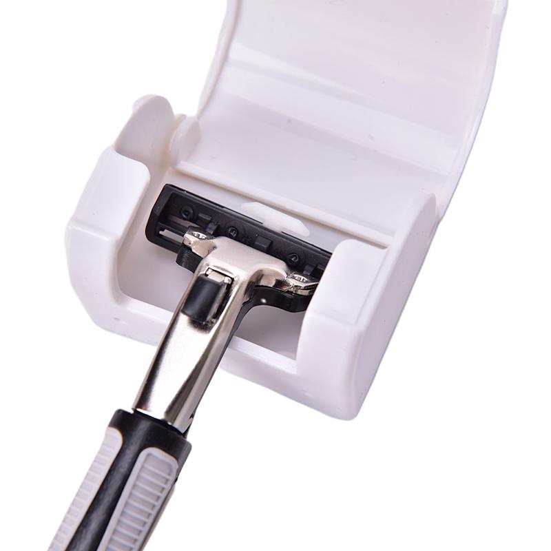 Пластиковая суперприсоска, подставка для бритвы, настенный держатель для хранения в домашней ванной комнате