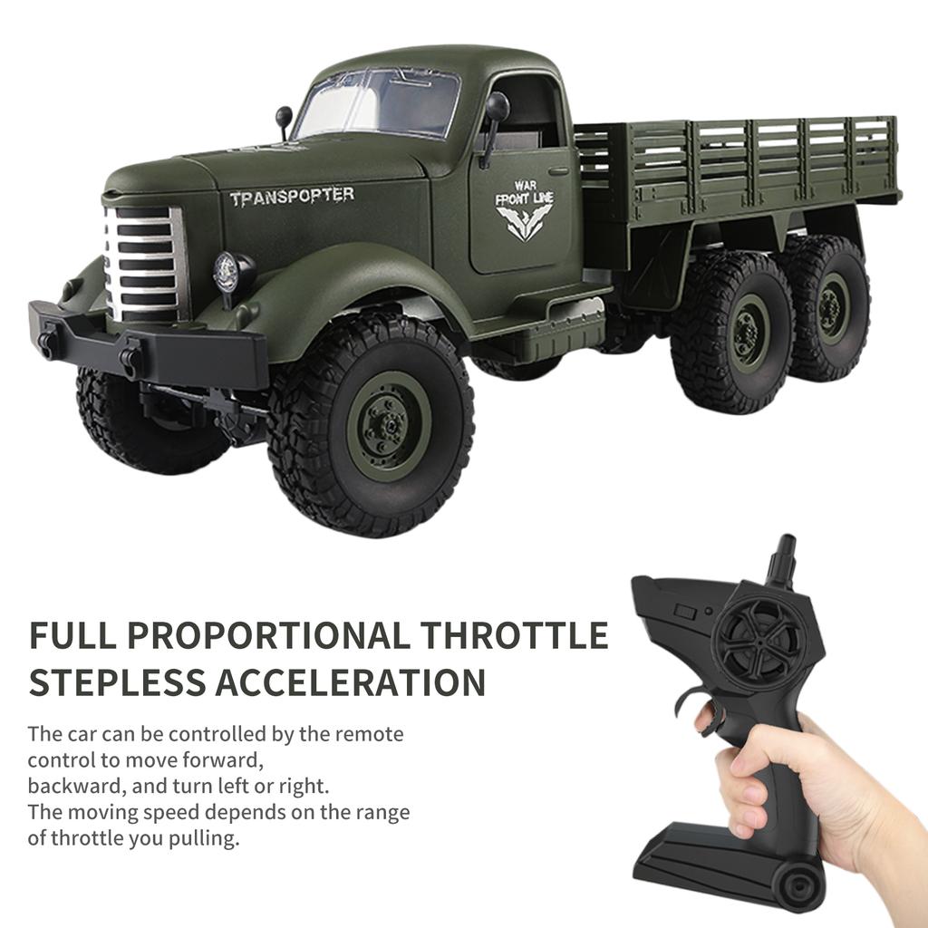 Remote Control Car, 6WD High-Speed Electric Toy Truck for Boys 2.4Ghz Off Road Remote Control