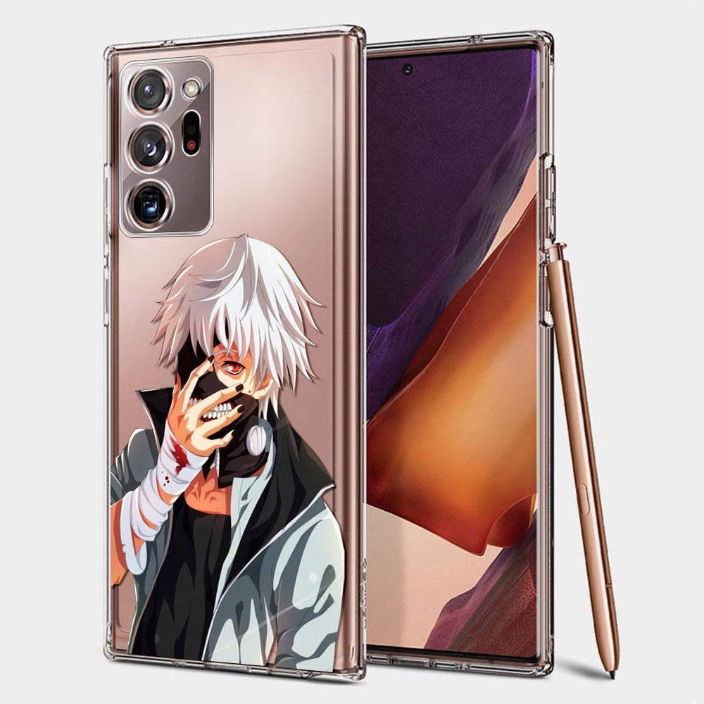 Прозрачный чехол с изображением аниме «Токийский гуль» для Samsung Galaxy Note 10 Lite 20 Ultra 9 8 S21 Plus S20 FE S10 S9 S8, силиконовый чехол для телефона