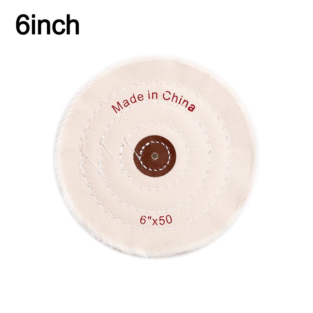 Durable 2-12in Wheels Buffing Polishing Wheel Cotton Lint Cloth White Buffing Wheel Polishing Cloth Wheel Jewelry Tools