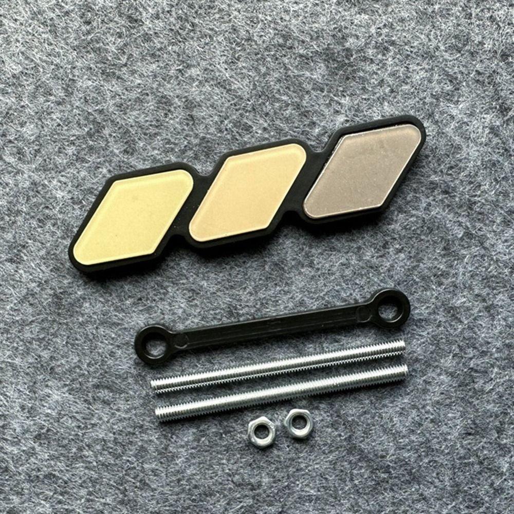 For Toyota Anti-collision Emblem 3 Grille Badge Car Protection Modified Decorative Strip