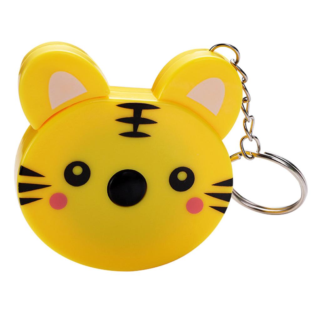1pc 150cm Mini Tape Meter Tape Tailor Ruler Keychain Measuring Tape Clothing Size Tape Measure Portable Sewing Tools Accessory