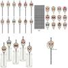The Day Of Dead Party Decorations With Skull Paper Straws For Event Decor