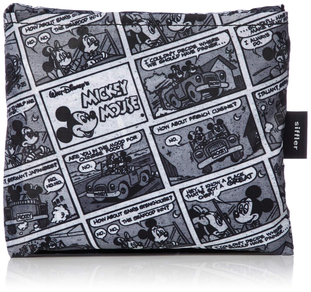 Character Foldable Eco Bag ECO0408 DN5 Mickey Comic Monochrome [Sifre]