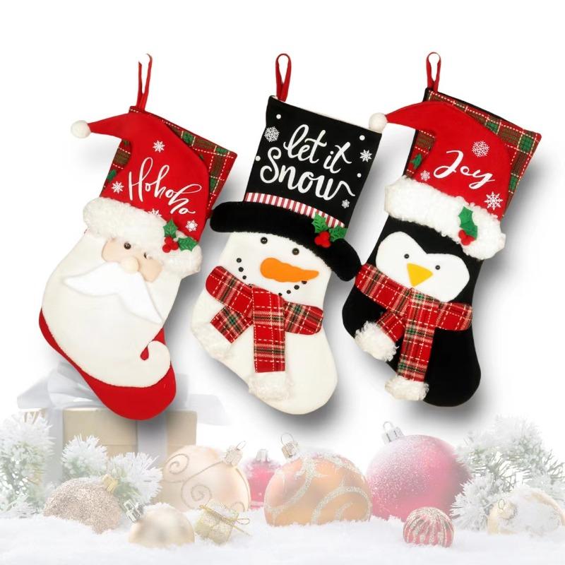 Christmas stockings christmas gifts gift bags stockings christmas decoration christmas tree pendant candy bag pendant gift box