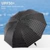 Черный зонт, большой, защита от дождя, защита от ультрафиолета