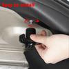 New 1x Car Rear Trunk Hook Cargo Bag Holder Hanger Black For Tesla Model 3 2017-2022