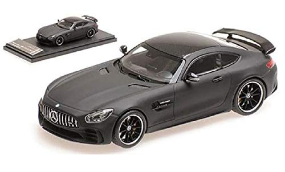 Almost Real GT R 2017 Leather Matt Black Scale Complete Diecast Car 420710 Mercedes-AMG - - 1/43