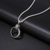 Hip Hop Ring Ring Necklace Men'S Pendant Bouncing Pendant Women'S
