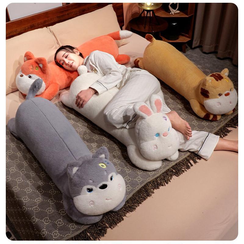 Short Fluff Animal Plush With Leg Clip For Comfortable Sleep And Rest