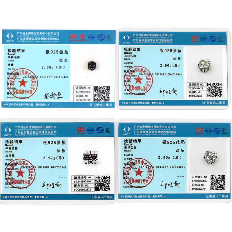 Copper Charms Love Mother Family Love Heart Pendant Charms Beads Fit Original Bracelet Diy Woman Jewelry Gift