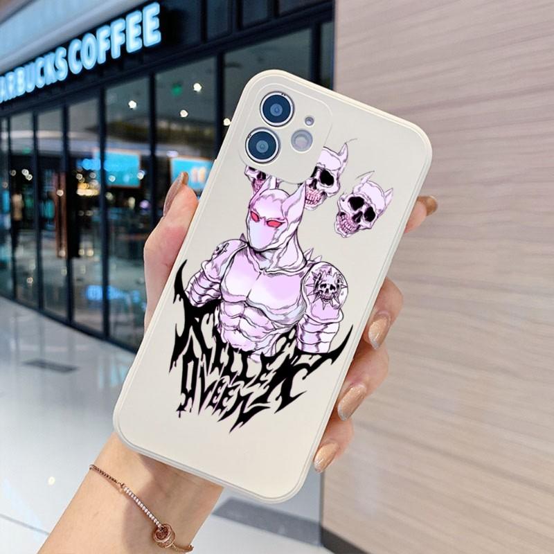 Чехол для телефона Cortoon JOJO'S BIZARRE для IPhone 14 11 12 13 Pro Max X XR XSMax 6 6S 7 8 Plus SE 2022, мягкий квадратный цветной чехол для телефона