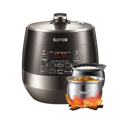 Supor 6л Электрическая скороварка с двойной чашей без покрытия, Smart, штекер CN (адаптер в комплекте)