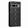 Quilted Pattern Faux Leather Wallet Case for Google Pixel 6 /Pixel 7 /Pixel 8 /Pixel 9 /Pixel 10 Series...360° Protection with Card Slots & Stand