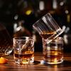 Вращающийся стакан для виски Старомодный стакан для питья бурбона, скотча, коктейлей, виски, стакана для коктейля Креативный индивидуальный стакан