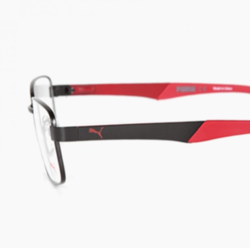 Puma Galleria Puma Frame PE0012O 002 квадратные металлические очки для мужчин и женщин