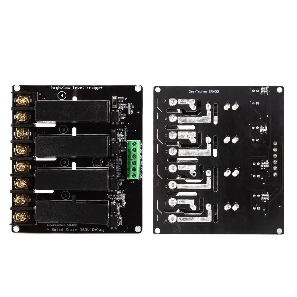 380 В 8 А 4-канальная модуль-плата твердотельного реле SSR-контроллер переключения