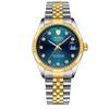 TEVISE Automatic Mechanical Watch for Men with Date Stainless Steel Diamond Fashion Business Casual Watch Waterproof