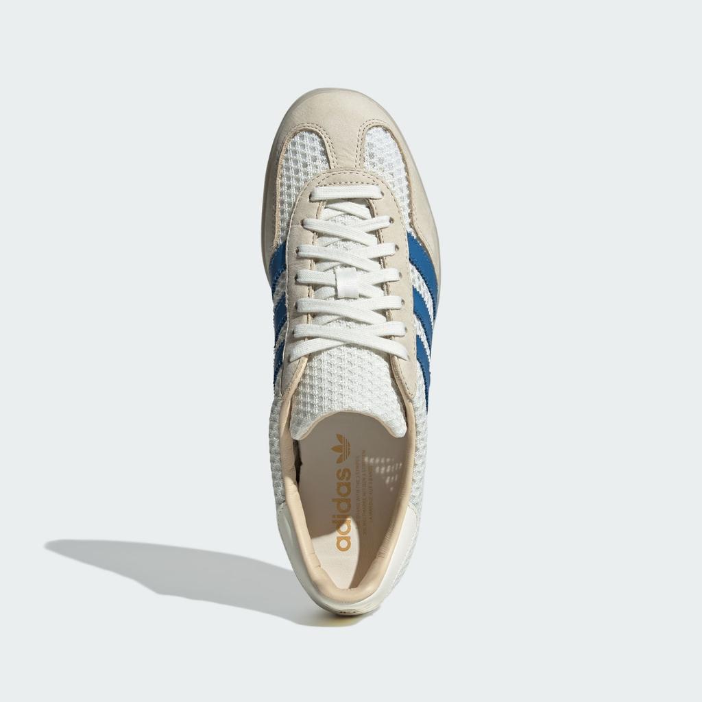 JH5419 adidas Originals Gazelle Indoor Белый с акцентами Синий Focus Теплый Ванильный (Мужской)