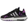 Originals Nite Jogger Mesh Suede Running Shoes Comfortable Durable Low-Top Lifestyle Sneakers Women Sneakers Black Purple FX6903