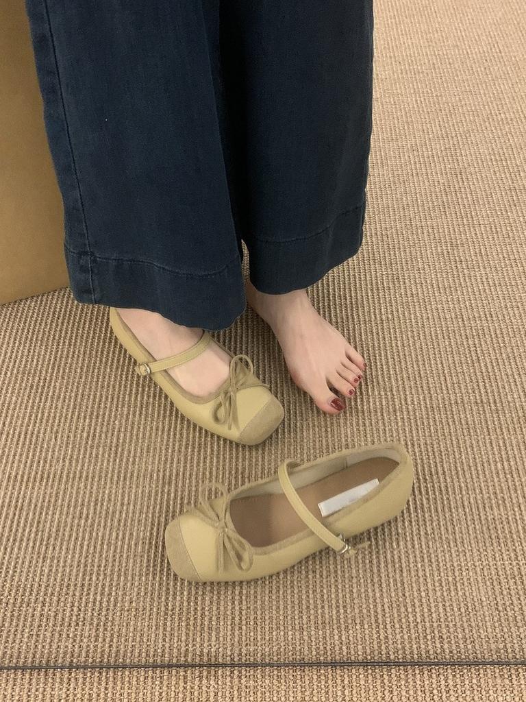 Балетки серебристые с внутренней платформой, женская обувь 2025 новая, французские весенние туфли Мэри Джейн в стиле «маленькая ароматная нежность»