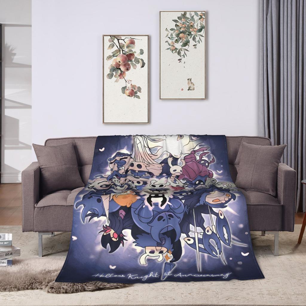 Hollow Knight Silksong The Huntress Blankets Autumn/Winter Breathable Super Soft Throw Blanket for Bedding Car Bedspread