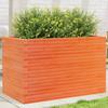 VidaXL Planter Wax Brown 110x60x68.5 Cm Solid Pine Wood, Outdoor Planter, Flower Box, Tomato Planter, 3282506