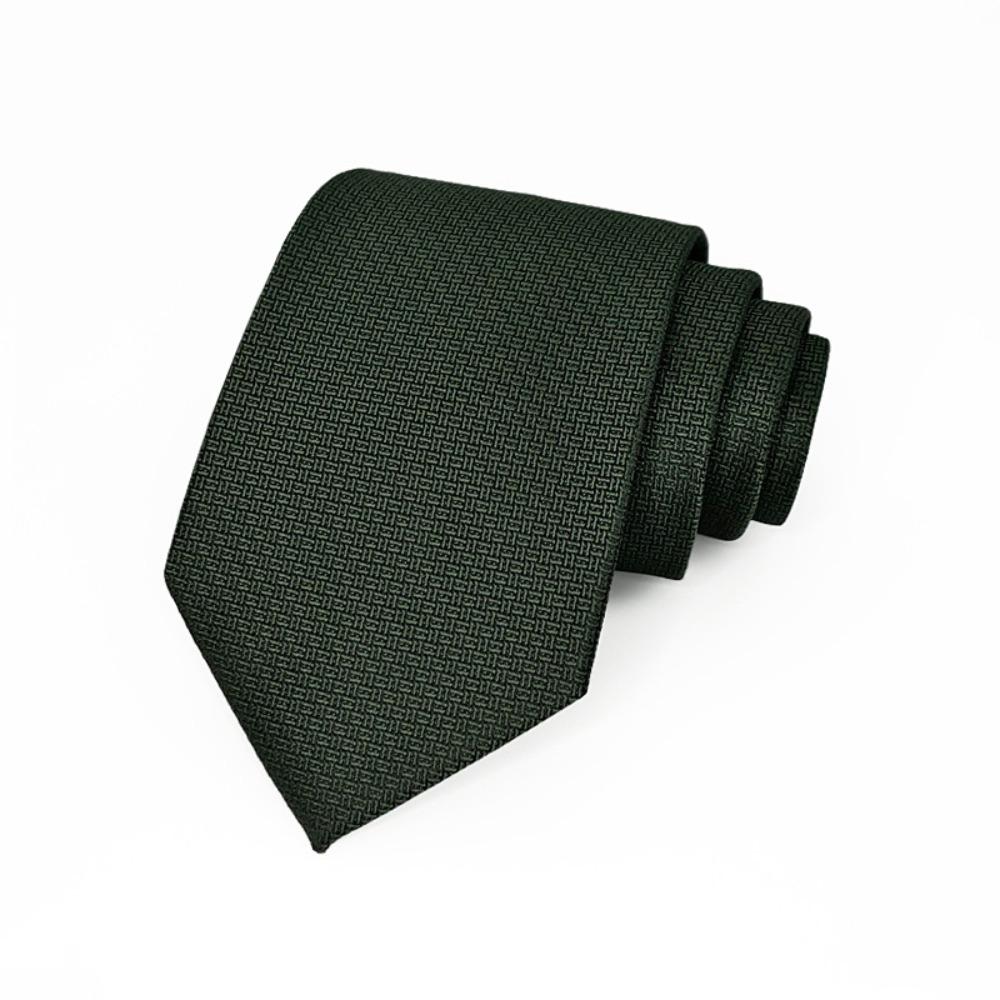 Solid Color Mens Necktie Trendy Gentlemen Men's Wedding Tie Classic Striped Neck Ties For Business
