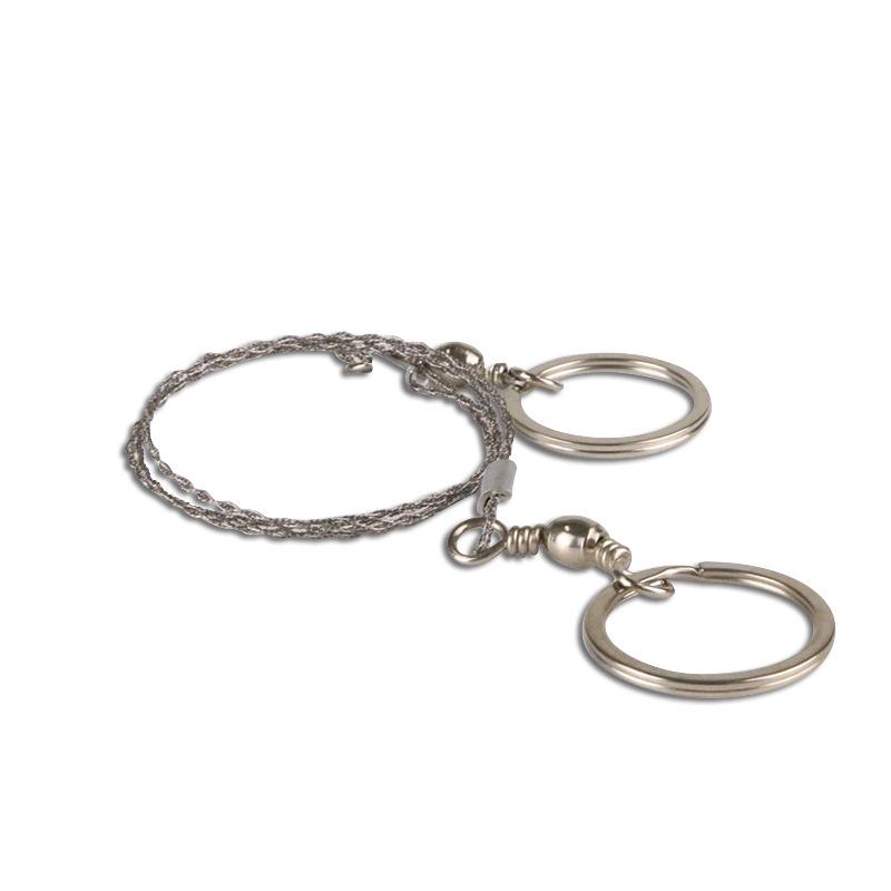 Портативная пила для выживания из 4-жильной стальной проволоки для использования на открытом воздухе