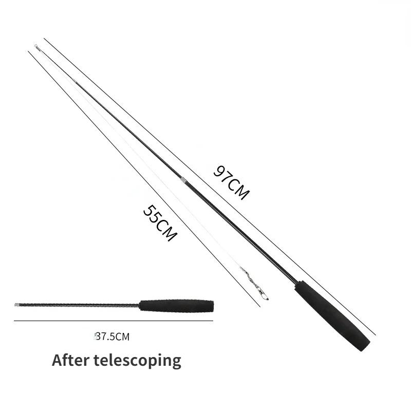 Кошачья палочка-дразнилка, гибкая, трехсекционная, телескопическая, удочка, игрушка для кошек, забавная палочка для кошек, удочка для ловца игрушек, незаменимый артефакт для кошек