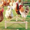 Треугольная деревянная куриная рама стоячий шест игрушка для птиц подставки курятник клетка питомец насест деревянная перекладина цыплята принадлежности
