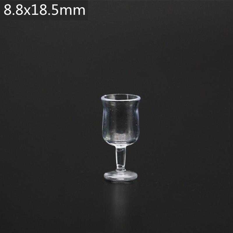 10 шт. мини-чашка для красного вина, имитация мебели, бокал для вина, кубок, декор для кукольного домика