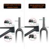 Glossy / Matte 3K Carbon Fiber Bike Fork Tapered Cycling Fork Mountain Bike Fork Bicycle MTB Parts Disc Brake