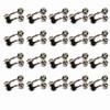 20/50PCS 46*32mm Fishing Rod Alarm Bells Double Spring Clip Bite Alarm Bells  Outdoor Fishing