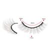 Cosplay Wispy Reusable Natural Fluffy False Lashes Cosplay False Eyelashes White Lashes