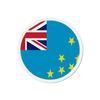 Aimant Rond Drapeau Tuvalu - Multicolore - 8 Cm - 50 Pièces - Résine Synthétique - Mixte