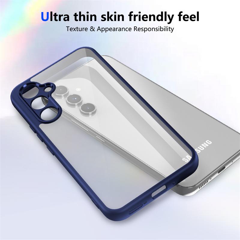 Чехол Camera LED Protective Clear Acrylic Back Case для Samsung iPhone Xiaomi Redmi для Samsung Galaxy S25 S24 Ultra S23 FE A56 A36 A55 A35, силиконовый чехол из ТПУ