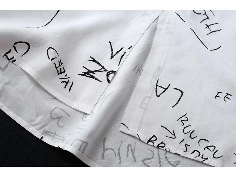 Женская летняя кардиган-рубашка с длинным рукавом и принтом букв - Защита от солнца Пляжная одежда 2024