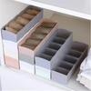 Household Storage Basket 5 Grids Underwear Socks Storage Box Plastic Drawer Closet Organize Sorting Boxs Divider Desk Accessory