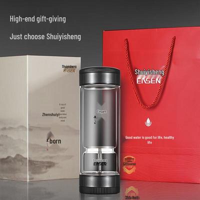 Бутылка для воды из чистого титана Shui Yisheng, слабощелочная, стеклянная