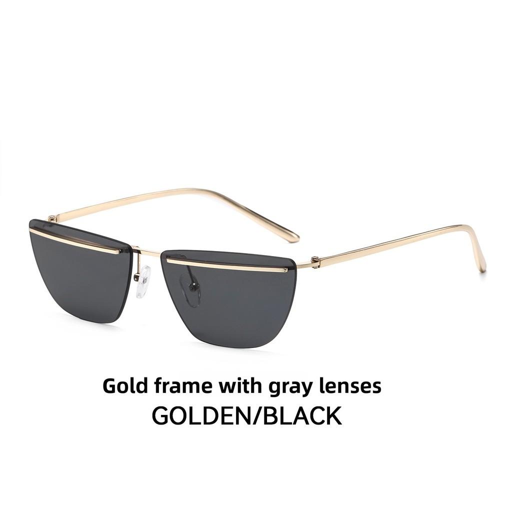 Квадратные металлические солнцезащитные очки Unisex Uv400 с линзами для моды и путешествий