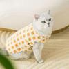 Winter Plaid Pet Vest Warm Clothes Cats Dogs British Shorthair Ragdoll Sleeveless Apparel Small Pets