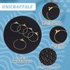 DIY Earring Making Finding Kit Including 304 Stainless Steel Wire Ring Pendant Earrings Findings & Earring Hooks & Jump Rings