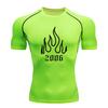 Men's Compression Athletic T-Shirt, Quick Dry Flame 2006 Gra