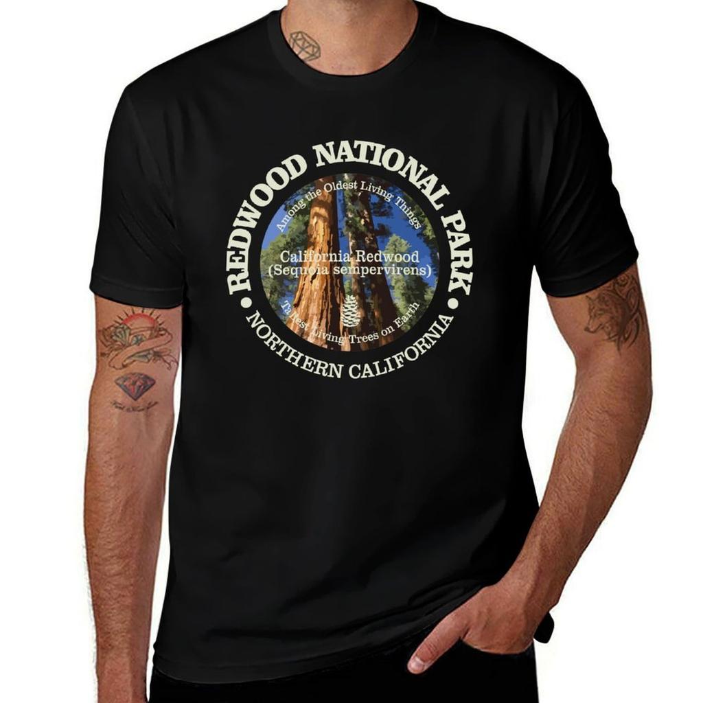 Redwood National Park (Np) Tshirt Heavy Duty Casual Work Tee
