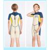 Kids Full-Body Neoprene Wetsuit Surfing Diving Swimming UV Protection 2mm Thermal Short-Sleeve Boys