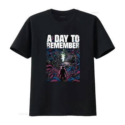 A Day To Remember Rock Punk Band Retro CD Cover Heavy Cotton T Shirt Soft Slightly Graphic