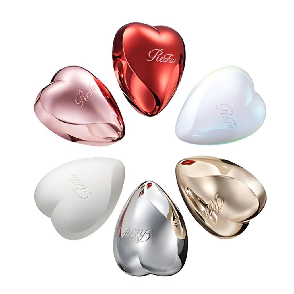 ReFa Щетка-сердечко Портативная распутывающая щетка для волос (7 цветов)