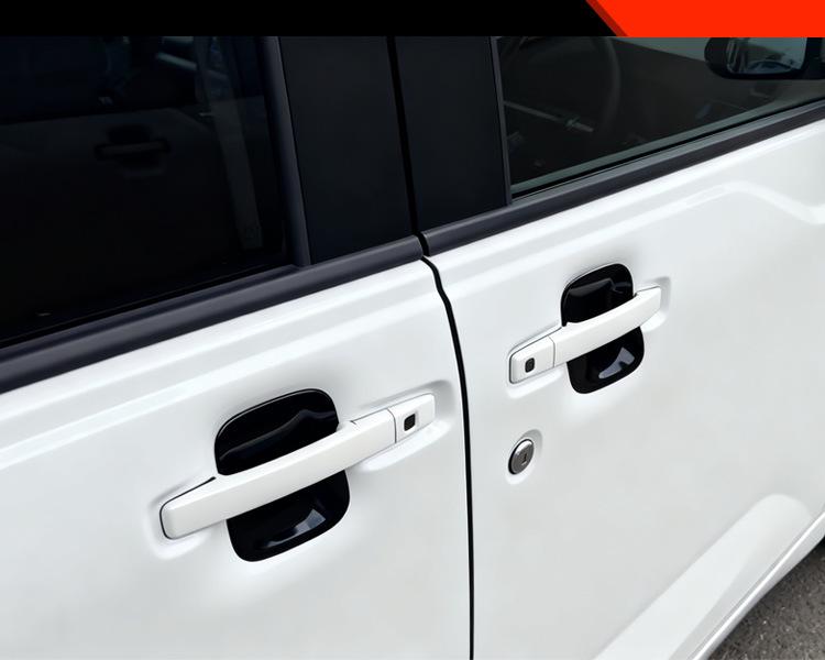 Накладка на нишу ручки двери Mitsubishi Delica Mini: Декоративная гальванизированная рамка для моделей 25-26